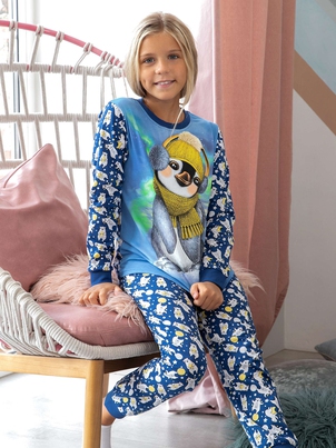 Пижама Мишки 8-14 лет Пингвин в шапочке