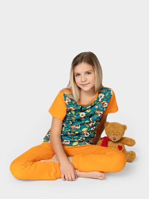 Пижама с футболкой Тигрята 3-8 лет Без принта