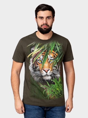 Футболка Тигр в джунглях
