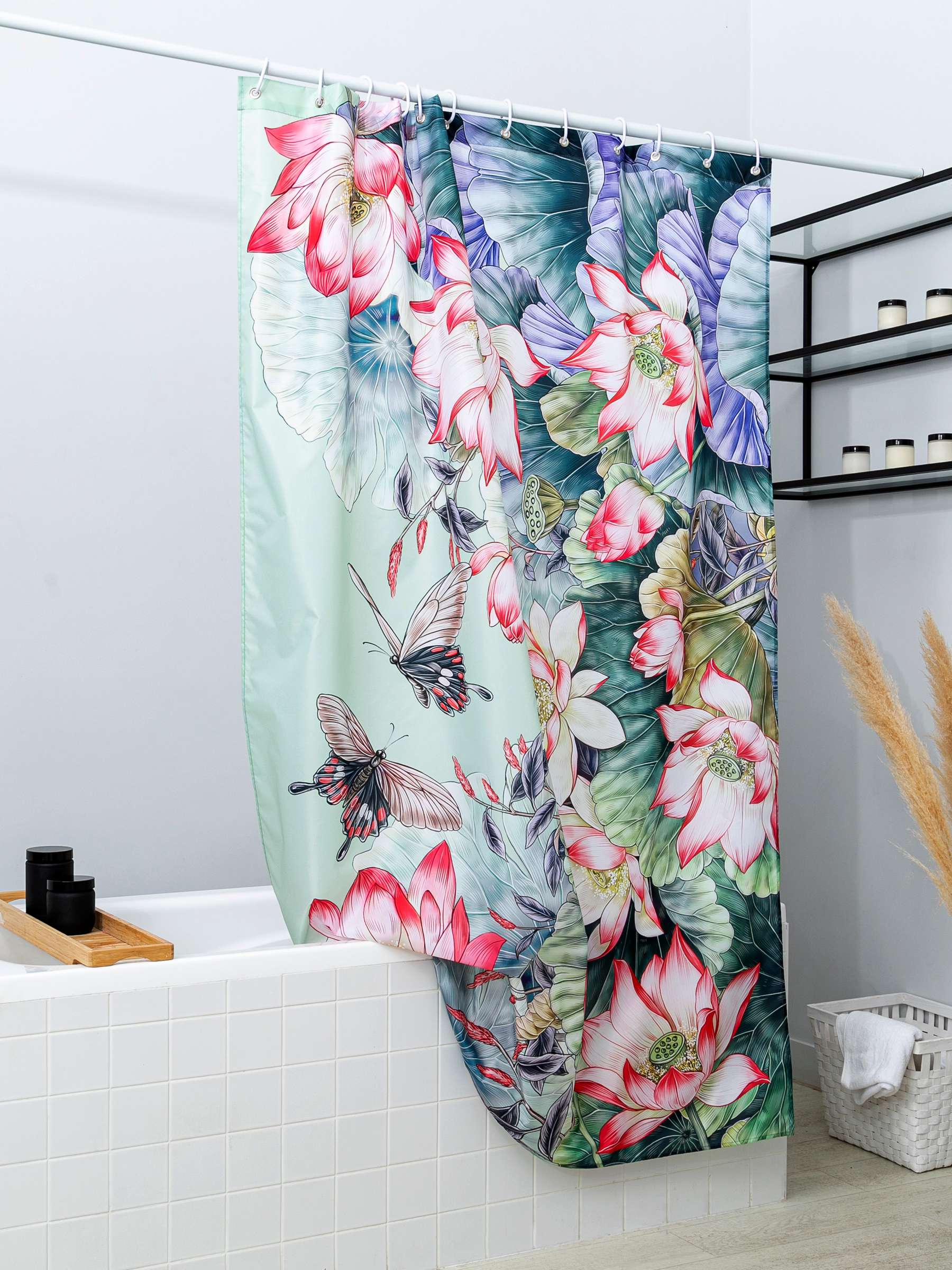 Ванная комната с цветами: 15 примеров на любой вкус
